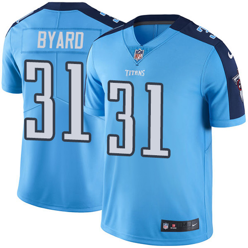Nike Titans #31 Kevin Byard Light Blue Men's Stitched NFL Limited Rush Jersey